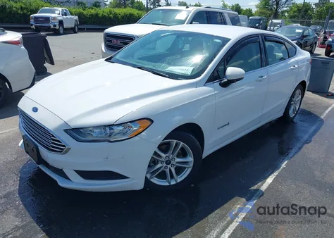 2018 Ford Fusion Hybrid S from USA, damaged, VIN 3FA6P0UU1JR204607